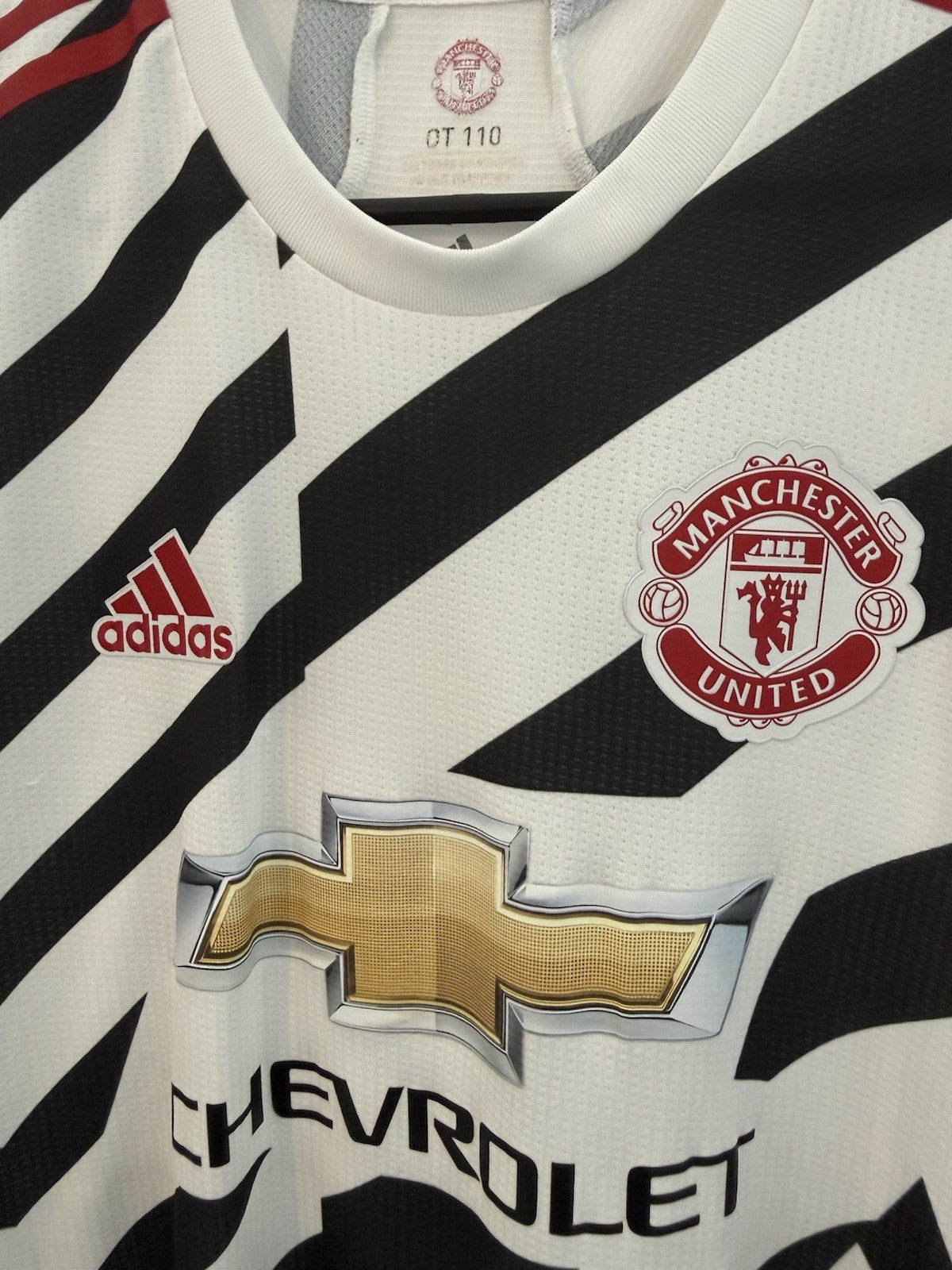 Man United Rashford #10 2020/21 Medium 3rd Authentic Very Good Condition FM4264
