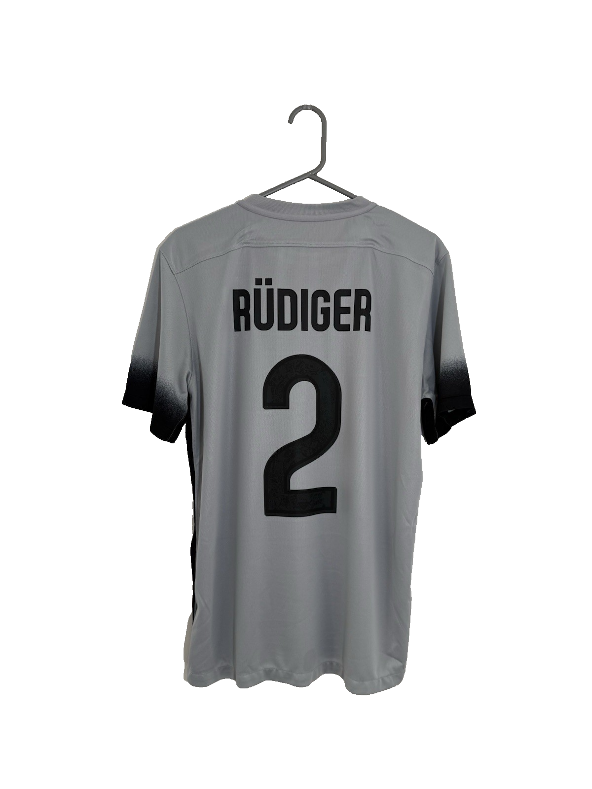 AS Roma Rudiger #2 2015/16 Large 3rd Shirt Excellent Condition 658920-013