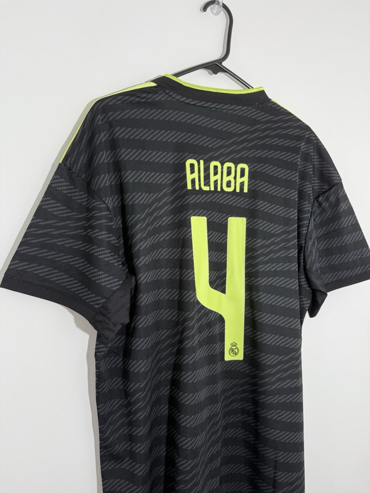 Real Madrid Alaba #4 2022/23 3rd XL Football Shirt Adidas BNWT HI1656