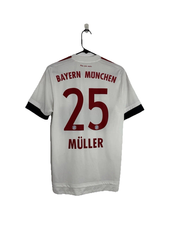 Bayern Munich Muller #25 2015/16 Small Away Shirt Excellent Condition AH4790