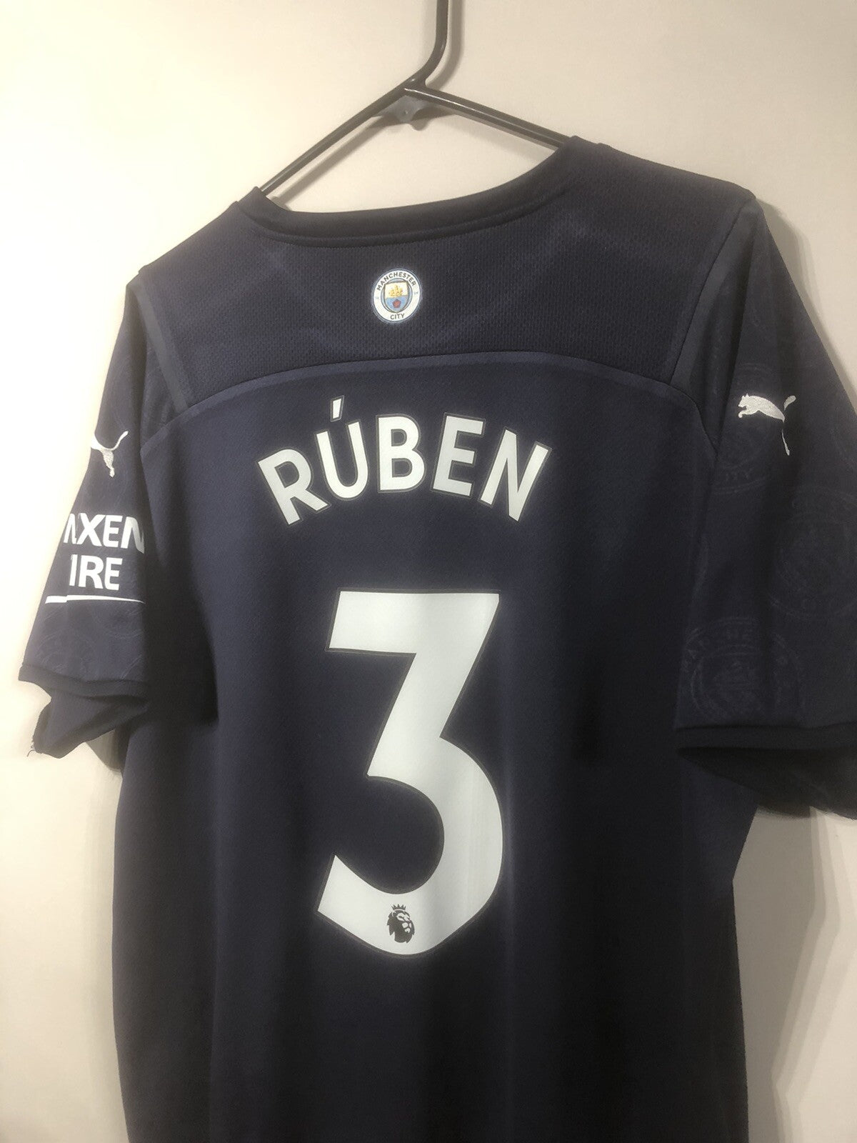 Manchester City Ruben #3 2021/22 XL 3rd Shirt Puma Excellent Condition 759219-03