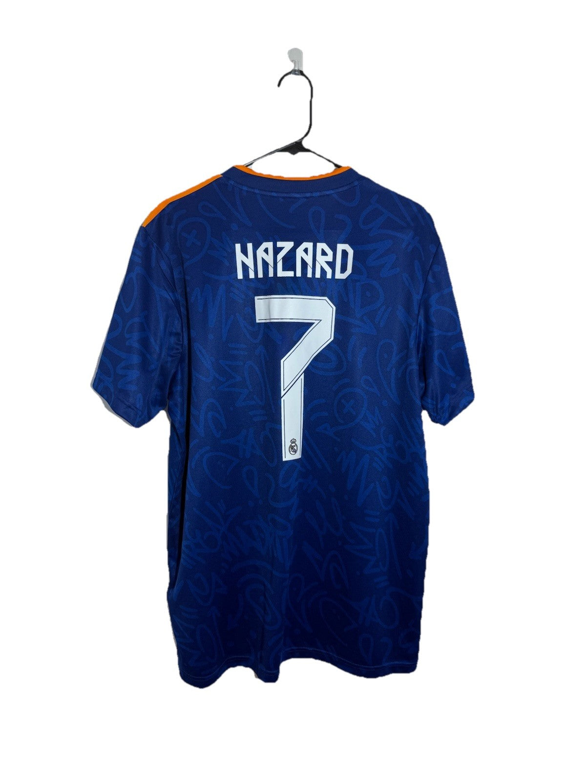 Real Madrid Hazard #7 2021/22 XL Away Shirt Excellent Condition H40942
