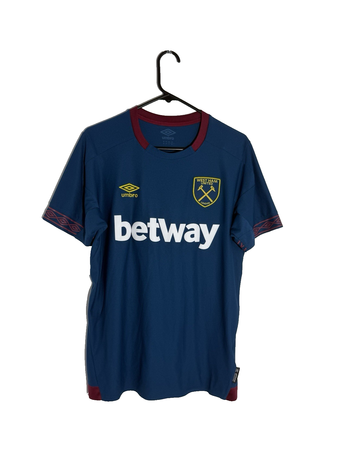 West Ham United Noble #16 2018/19 Medium Away Shirt Umbro Excellent Condition