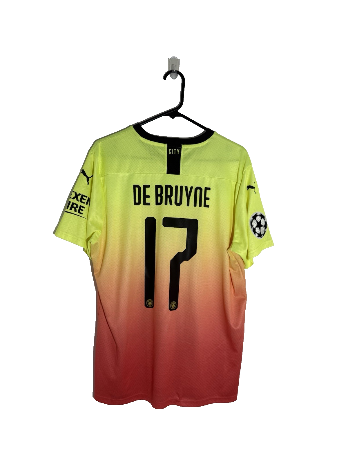 Manchester City De Bruyne #17 2019/20 Large 3rd Excellent Condition 755594-03