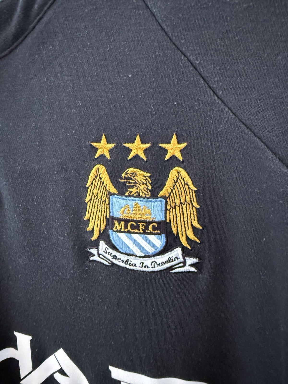 Manchester City Kompany #33 2009/10 Large Away Shirt Excellent Condition