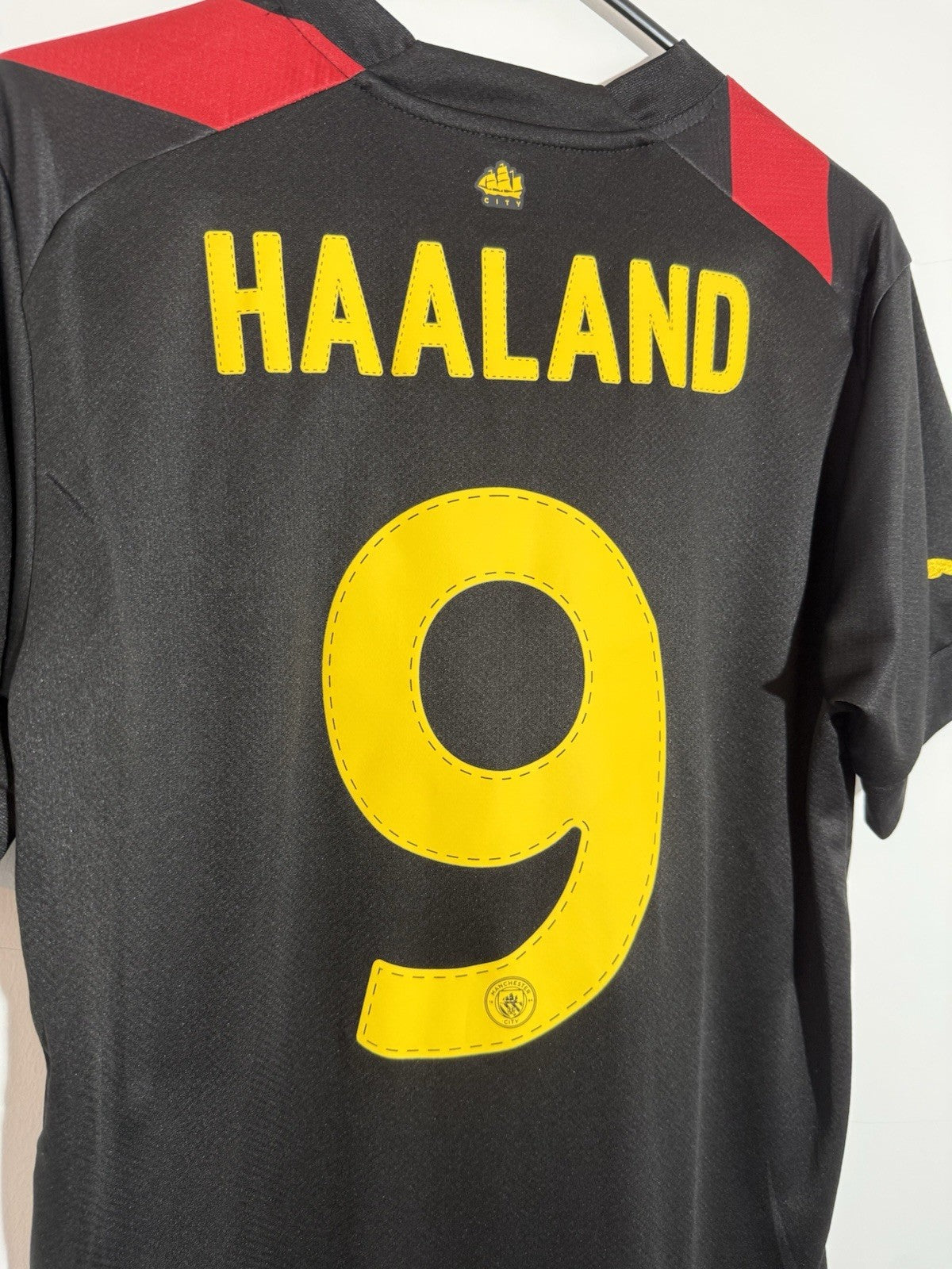 Manchester City Haaland #9 2022/23 Medium Away Excellent Condition 765722-02