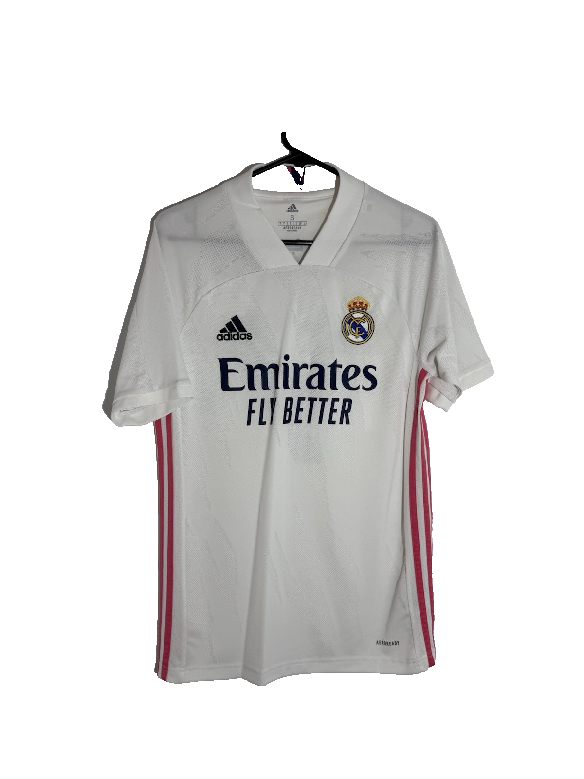 Real Madrid Benzema #9 2020/21 Small Home Shirt Excellent Condition FM4735