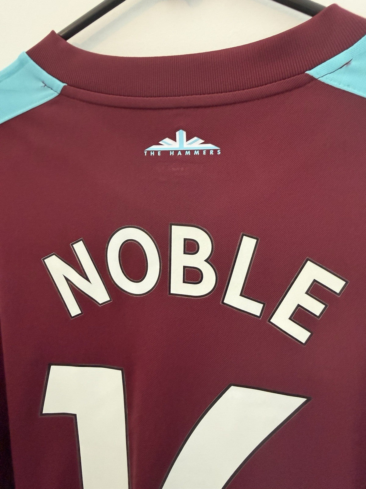 West Ham United Noble #16 2017/18 Medium Home Shirt Excellent Condition