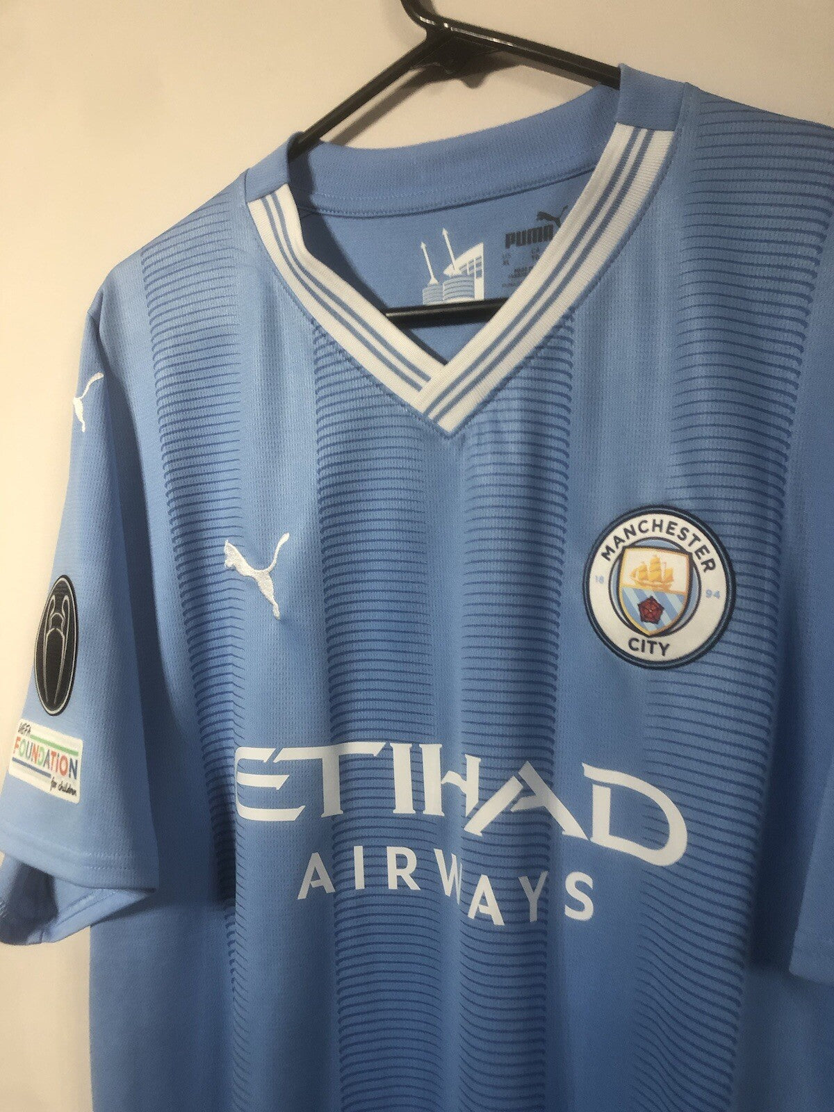 Manchester City Grealish #10 2023/24 XL Home Shirt Excellent Condition 770438-01