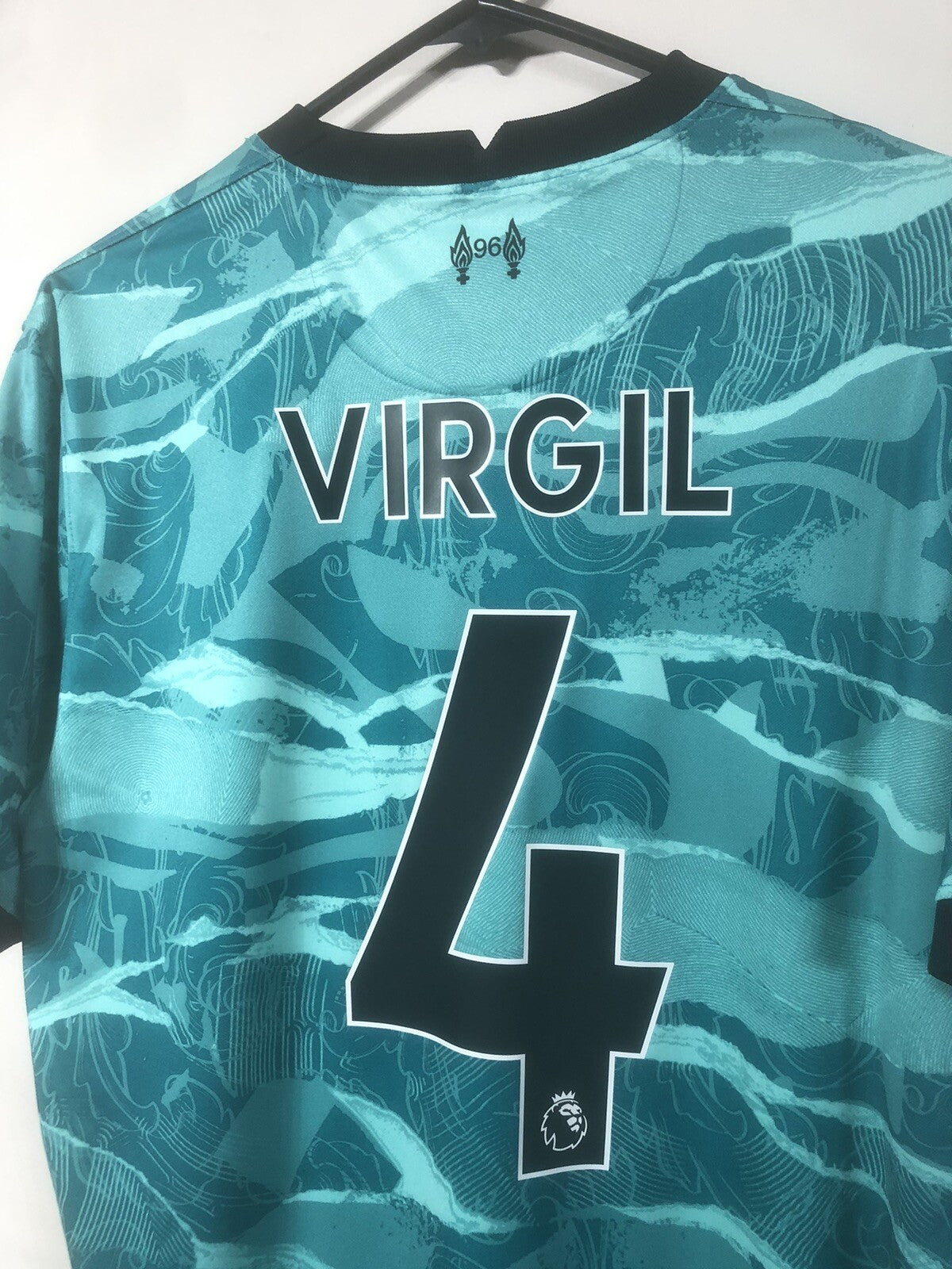 Liverpool Virgil #4 2020/21 Medium Away Nike Excellent Condition CZ2635-354