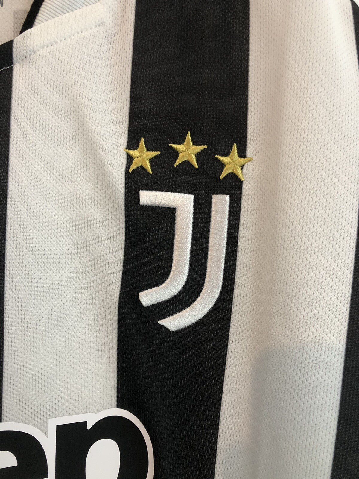 Juventus Vlahovic #7 2021/22 Large Home Shirt Adidas Excellent Condition GS1442