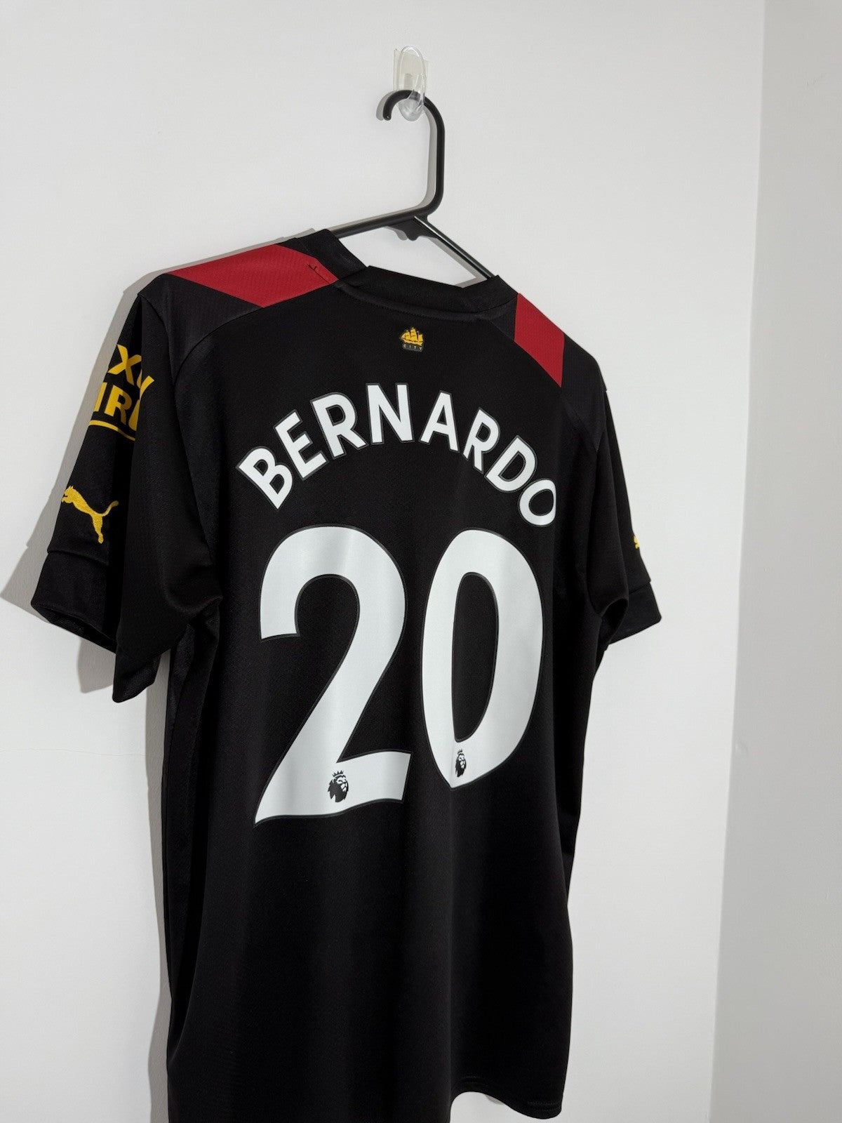 Man City Bernardo #20 2022/23 Medium Away Shirt Excellent Condition 765722-02