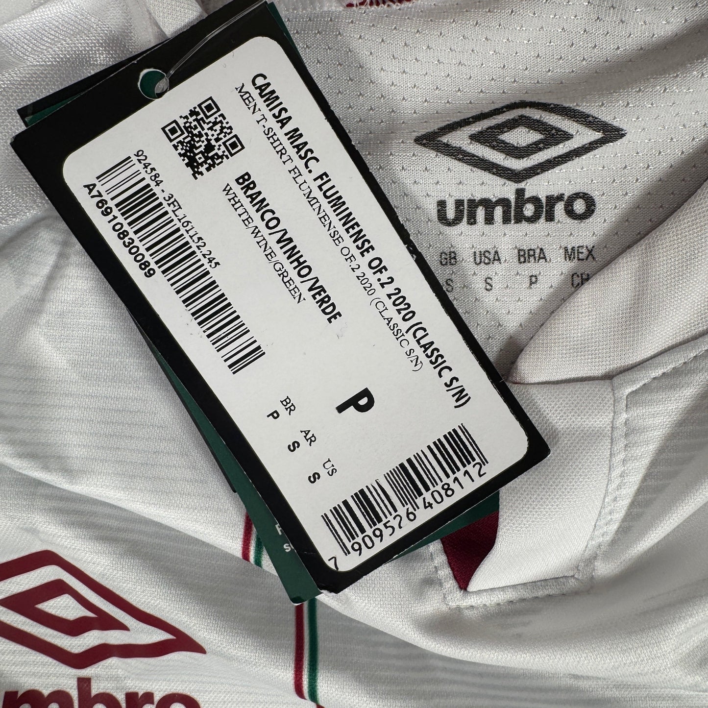 Fluminense 2020/2021 Away Football Shirt Small BNWT