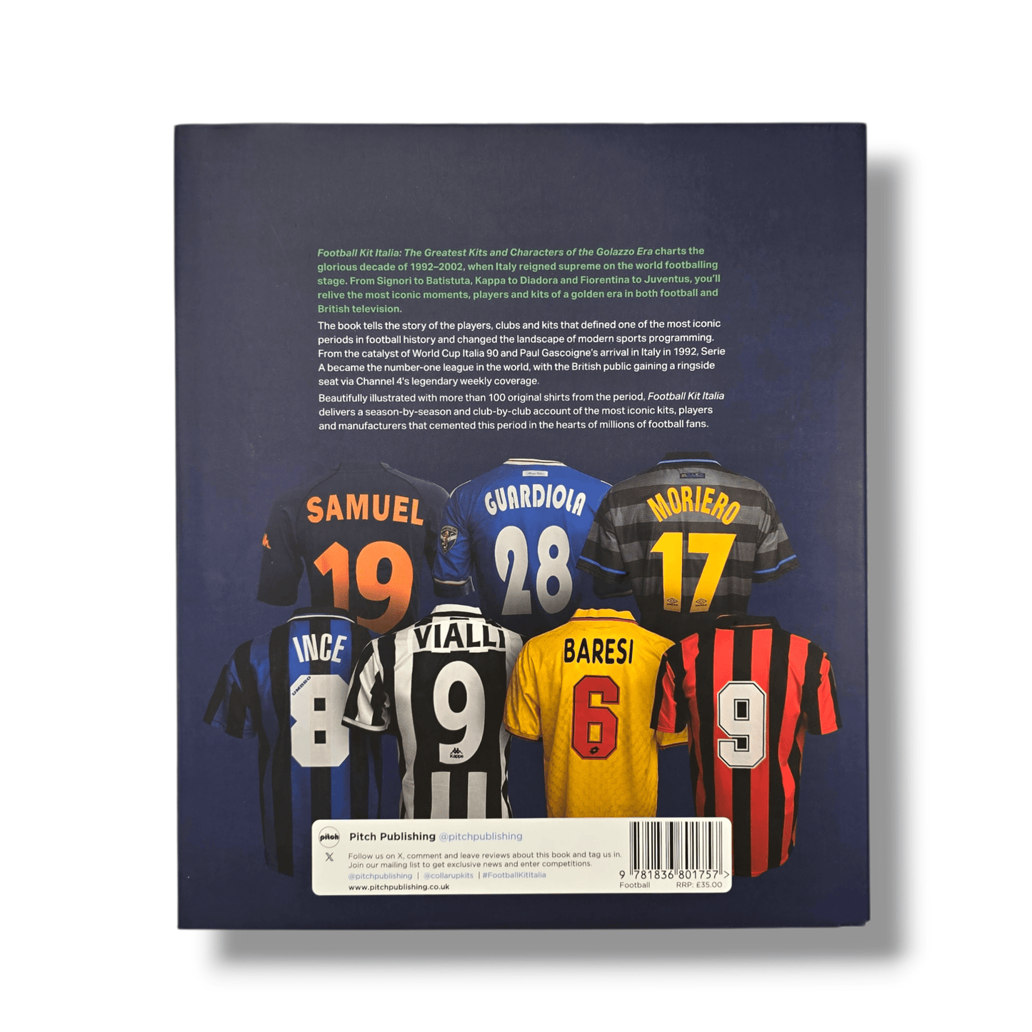 Football Kit Italia: The Greatest Kits and Characters of the Golazzo Era