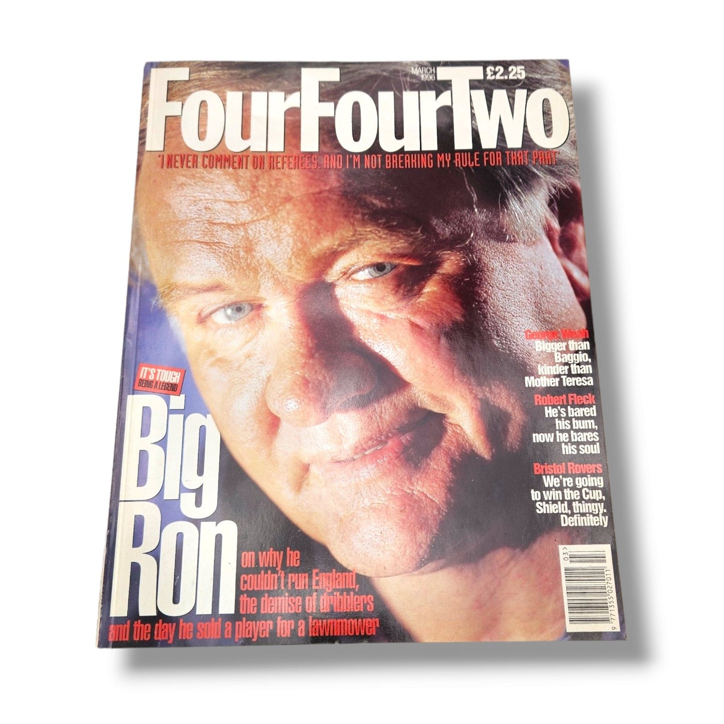 FOUR FOUR TWO MAGAZINE #19 March 1996 - Ron Atkinson