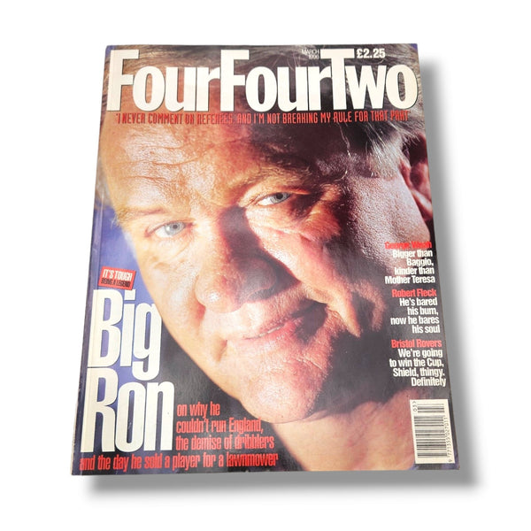 FOUR FOUR TWO MAGAZINE #19 March 1996 - Ron Atkinson
