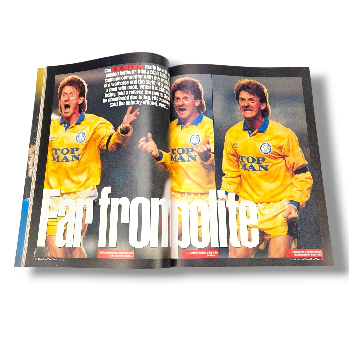 FOUR FOUR TWO MAGAZINE #4 December 1994 - Kevin Keegan