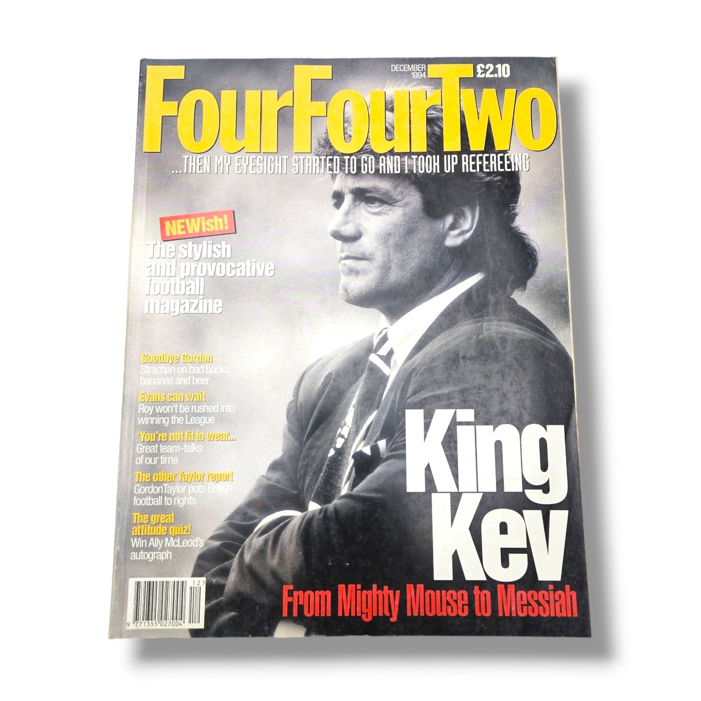 FOUR FOUR TWO MAGAZINE #4 December 1994 - Kevin Keegan