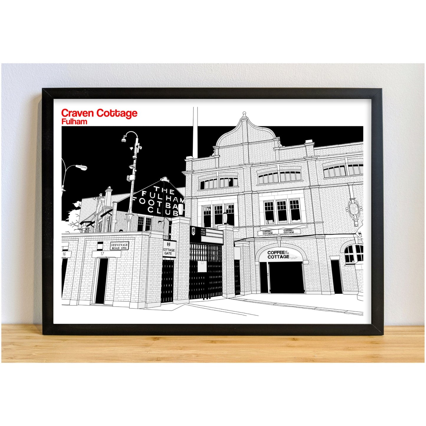 Fulham Football Artwork - Craven Cottage