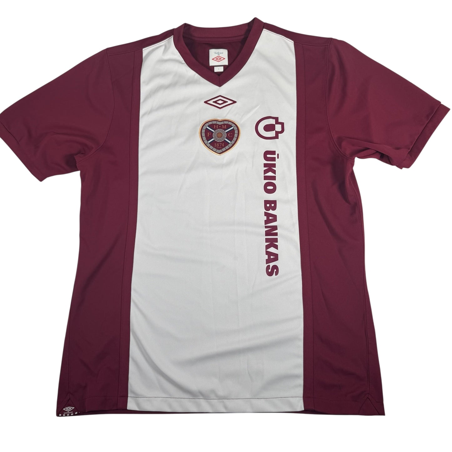 Hearts Heart of Midlothian 2010/2011 Home Football Shirt Large