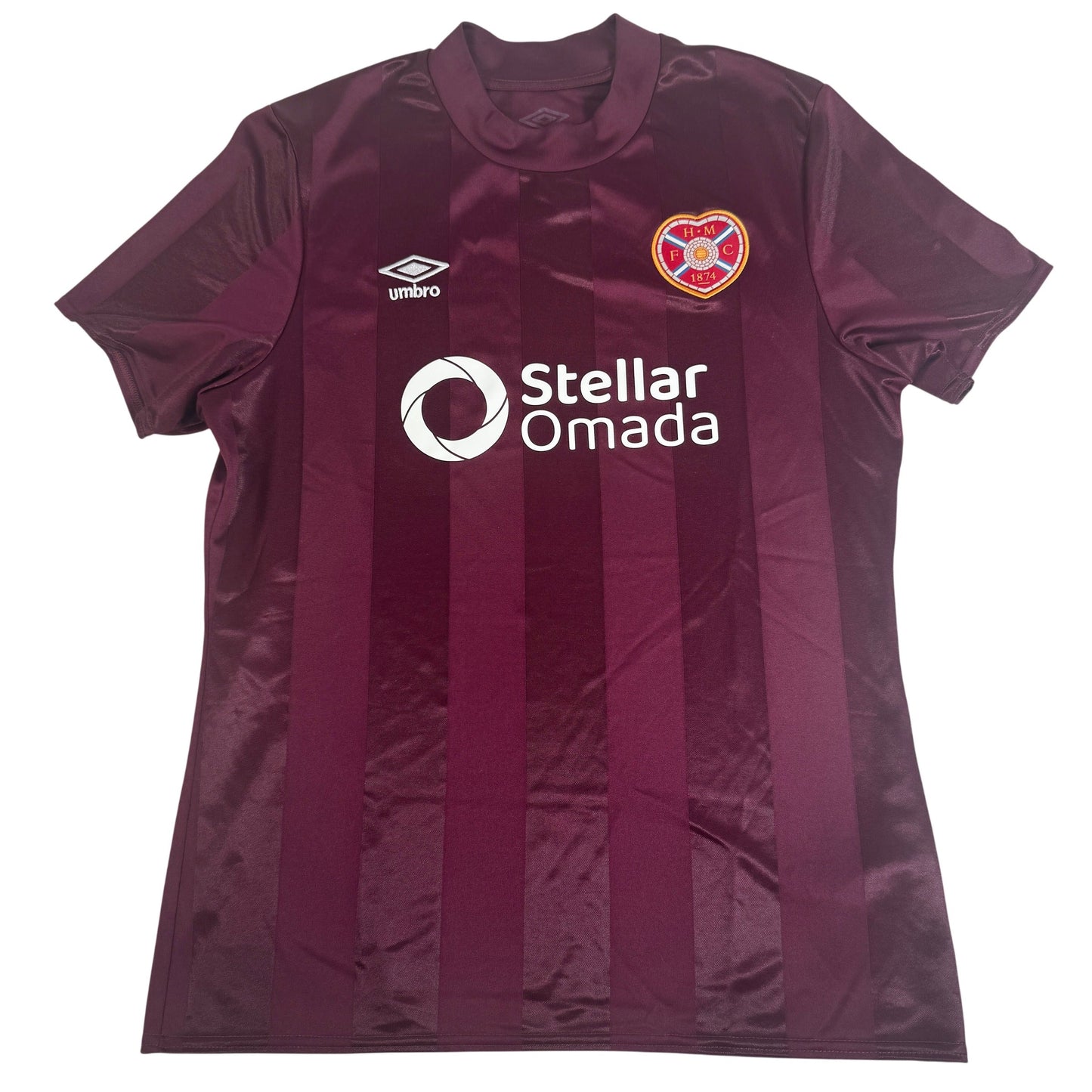 Heart of Midlothian 2024/2025 Home Football Shirt Medium