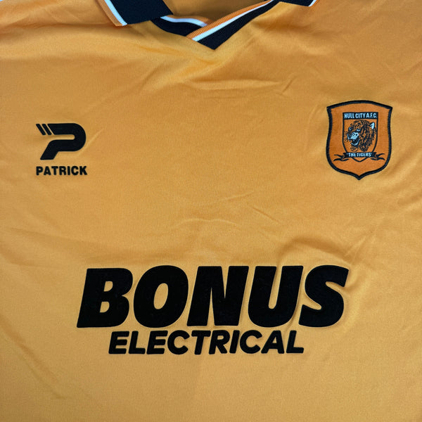 Official Patrick Hull City 2003/2004 Reissue Home Football Shirt 4XL