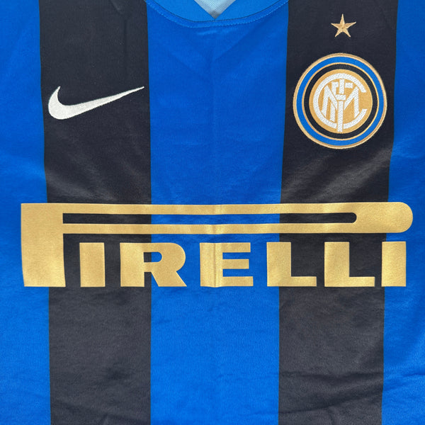 Inter Milan 2008/2009 Home Football Shirt Large