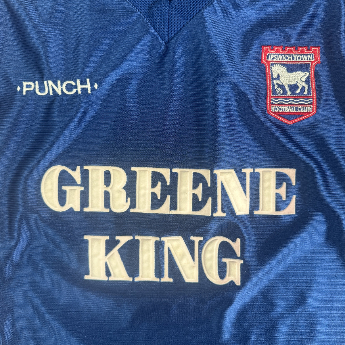 Ipswich Town 1999/2000/2001 Home Football Shirt Large
