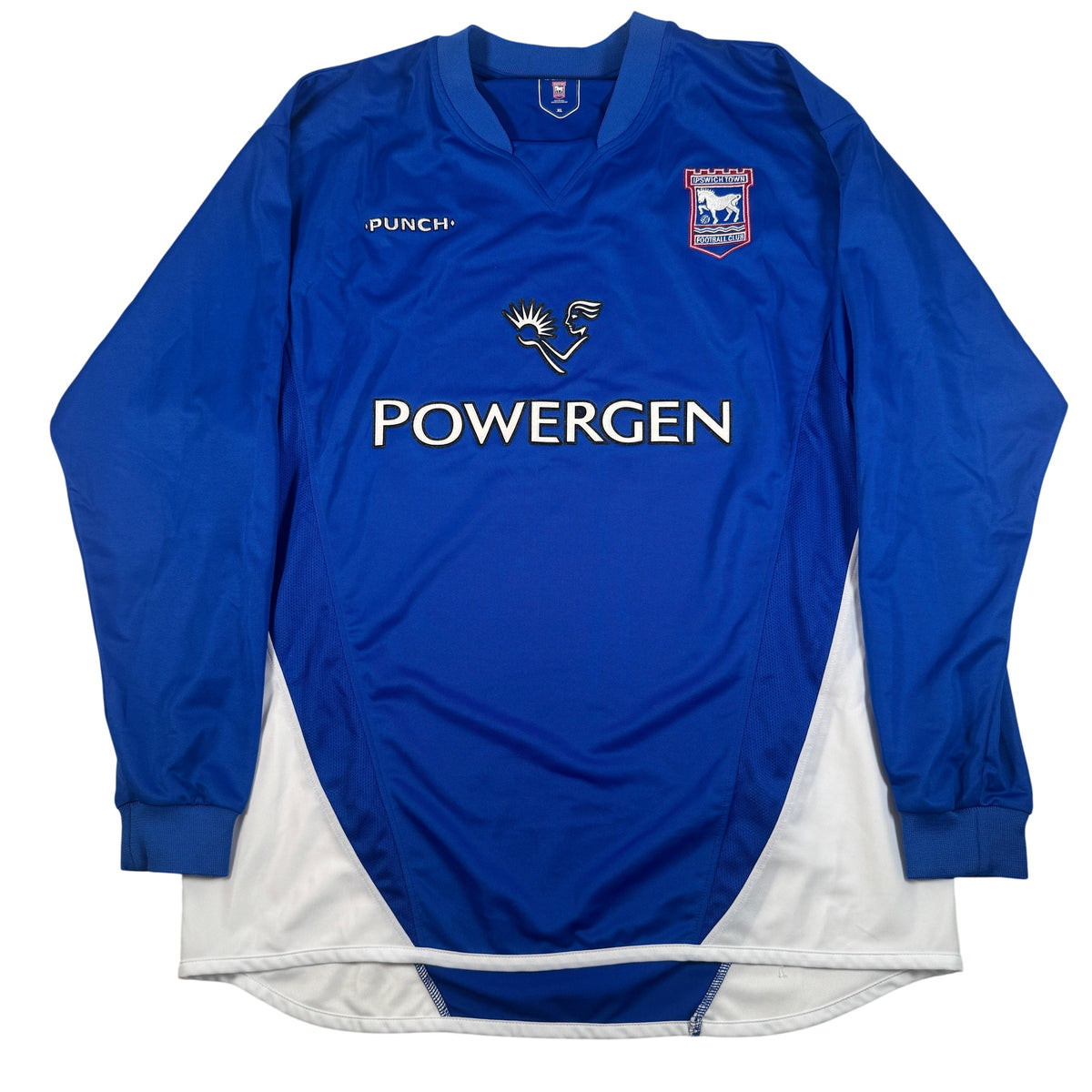 Ipswich Town 2003/2004/2005 Home Long Sleeve Football Shirt XL