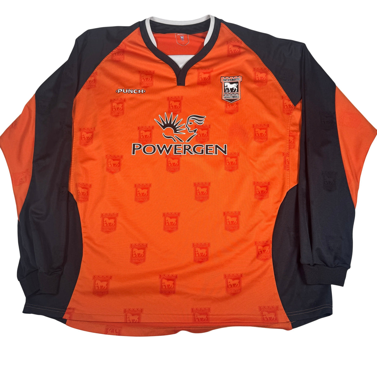 Ipswich Town 2004/2005 Away Long Sleeve Football Shirt 4XL