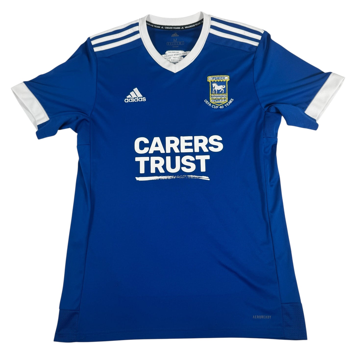 Ipswich Town 2020/2021 Home Football Shirt Medium