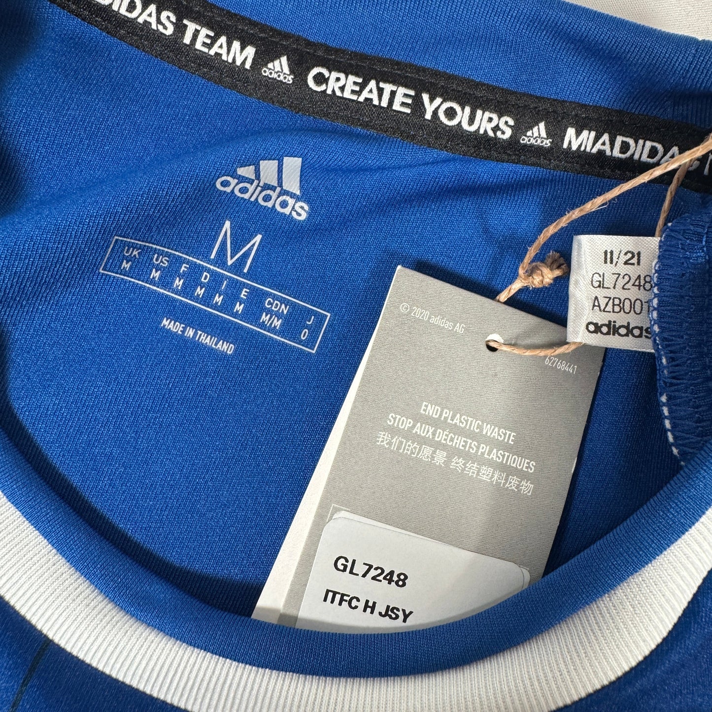 Ipswich Town 2021/2022 Home Football Shirt Medium BNWT