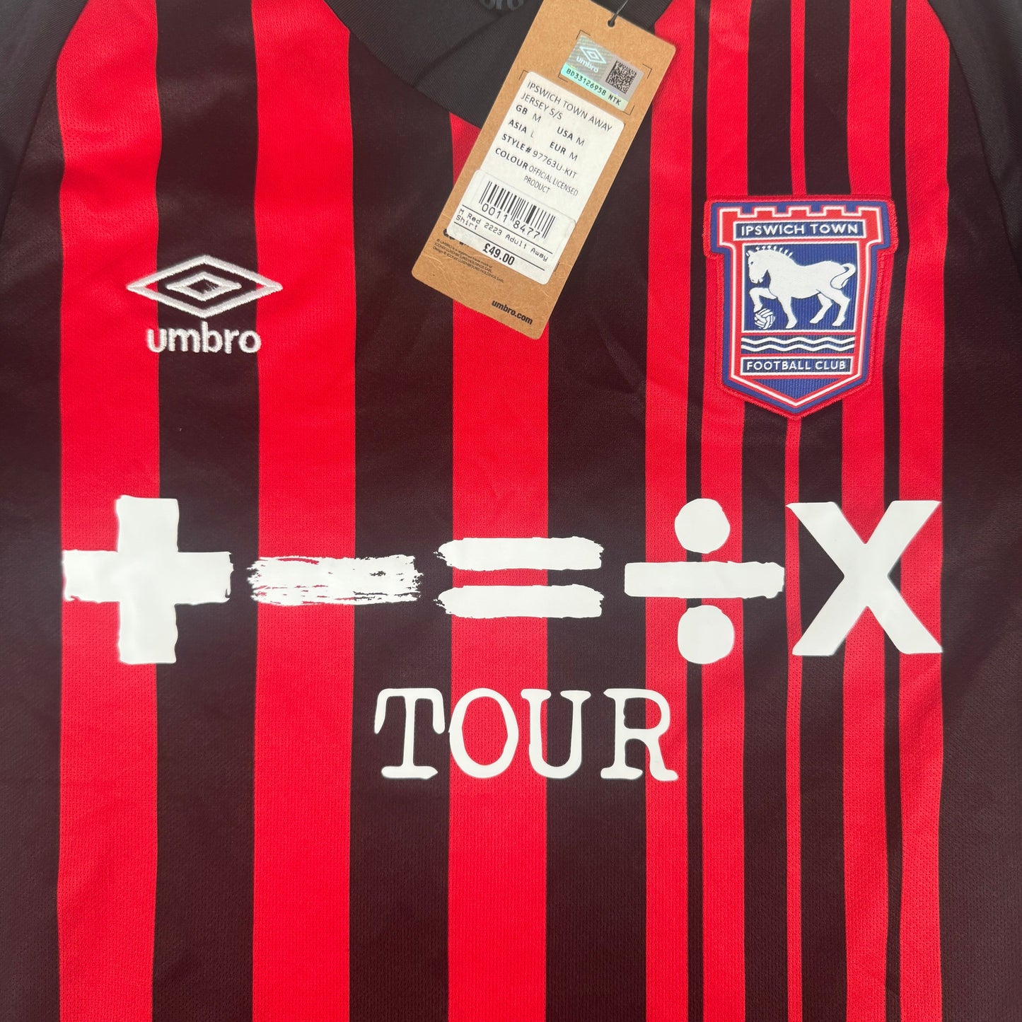Ipswich Town 2022/2023 Away Football Shirt Medium BNWT