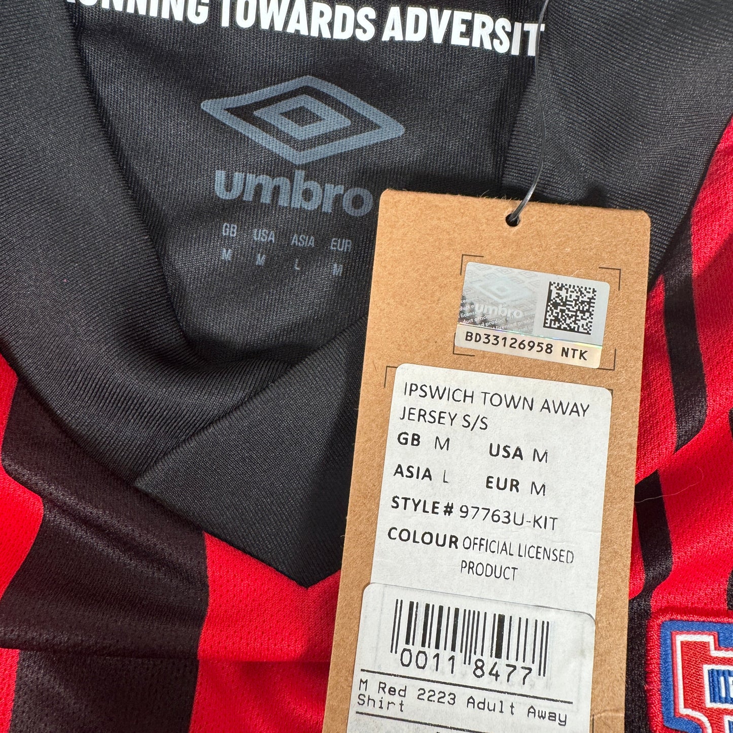 Ipswich Town 2022/2023 Away Football Shirt Medium BNWT