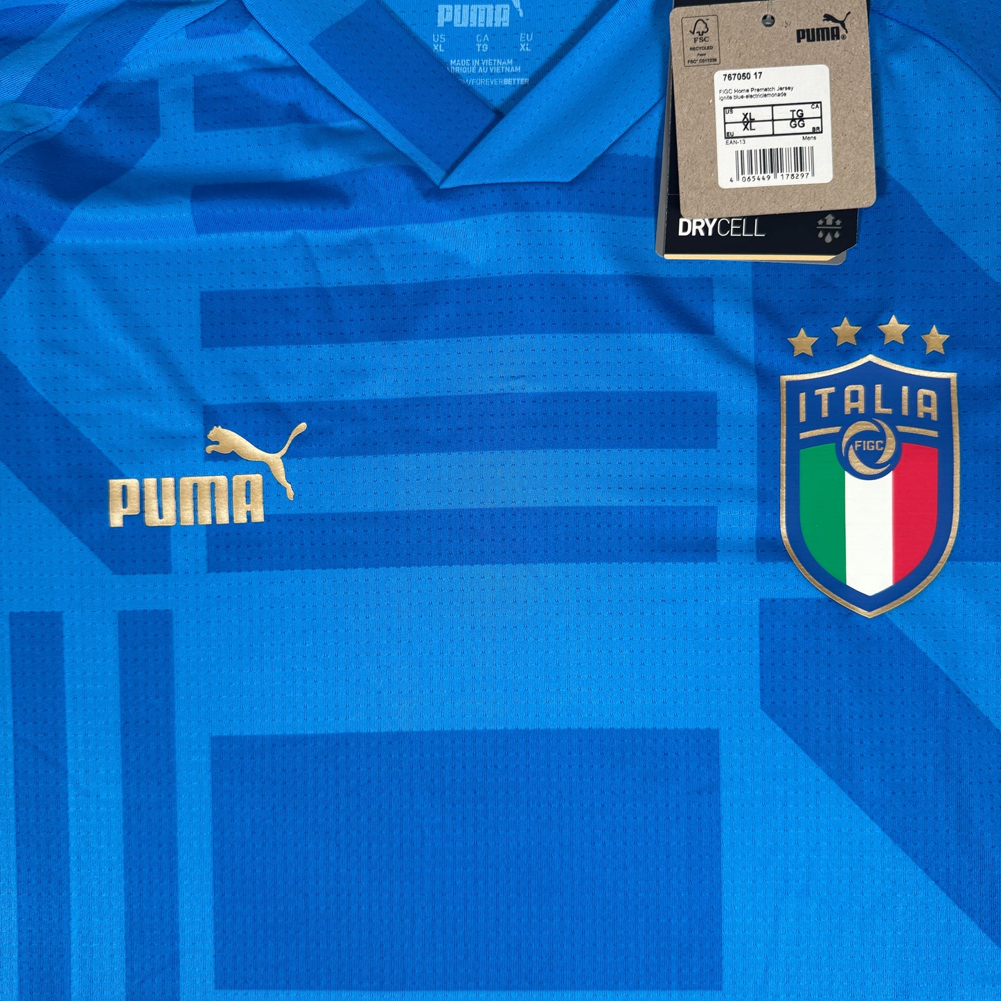 Italy 2022/2023 Pre-Match Training Football Shirt XL BNWT