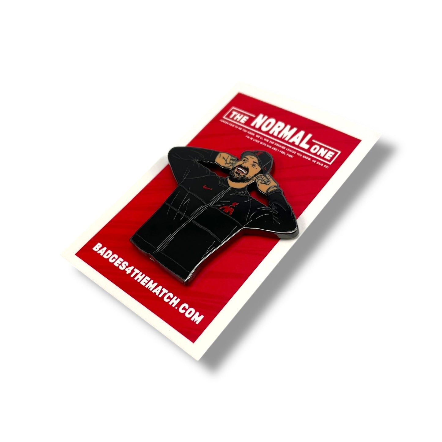 Jurgen Klopp - The Normal One Football Icon Pin Badge