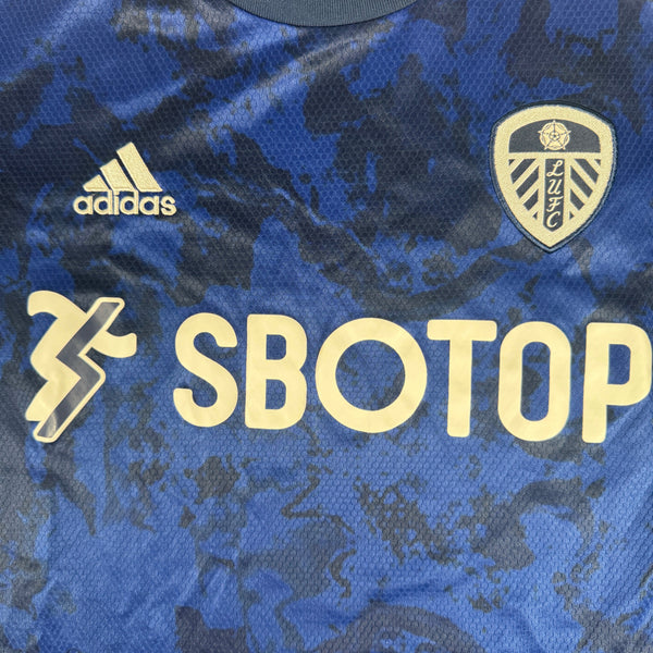 Leeds United 2021/2022 Away Football Shirt Large