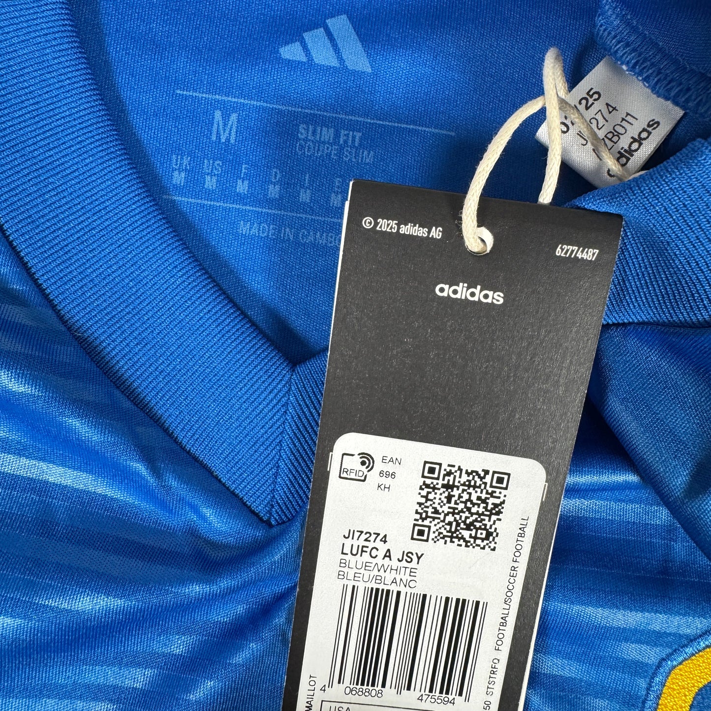 Leeds United 2025/2026 Away Football Shirt Medium BNWT