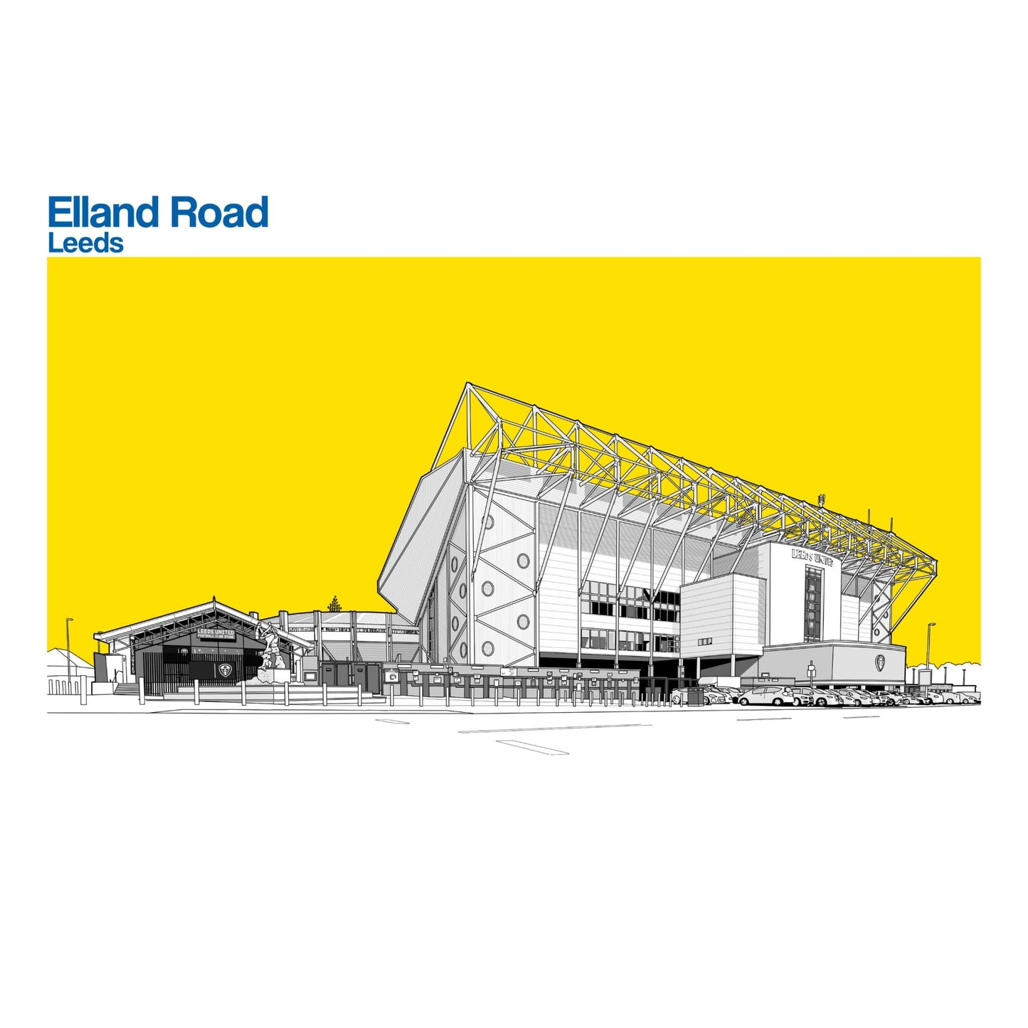 Leeds United Football Artwork - Elland Road