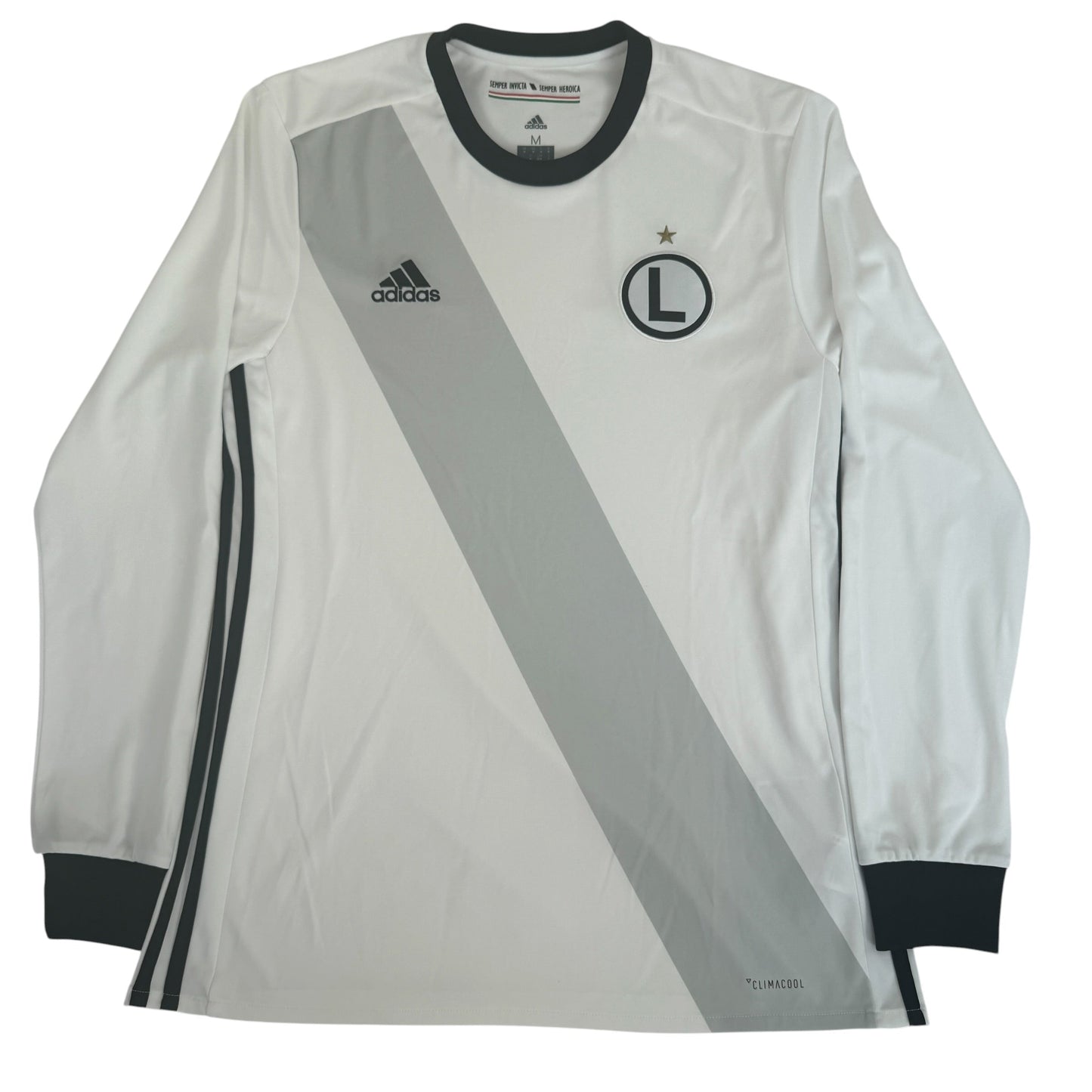 Legia Warsaw 2017/2018/2019 Home Long Sleeve Football Shirt Medium