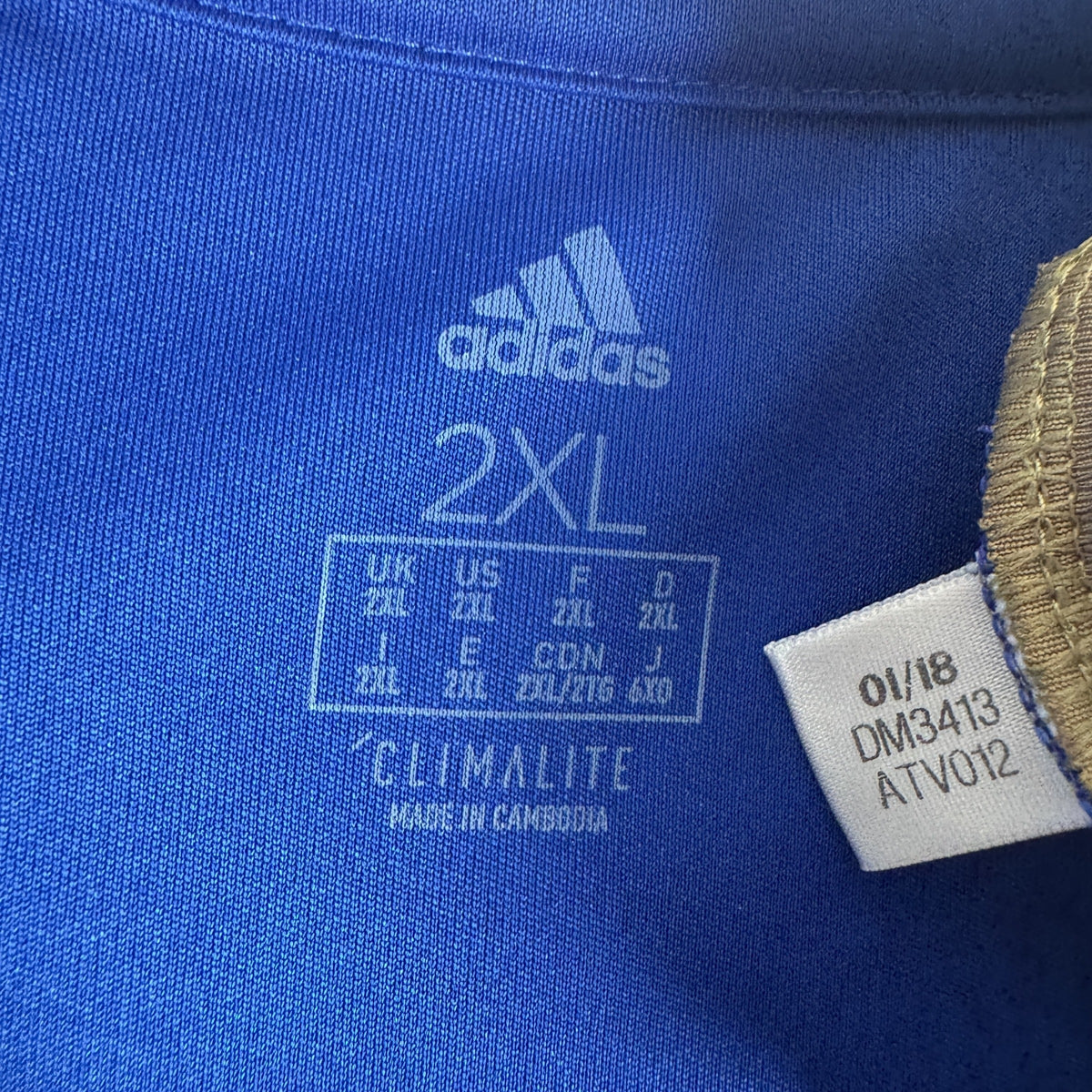 Leicester City 2018/2019 Home Football Shirt XXL