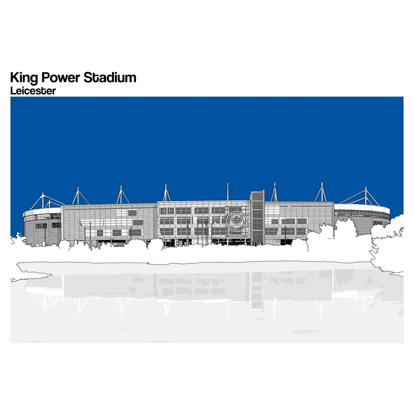 Leicester City Football Artwork - King Power Stadium
