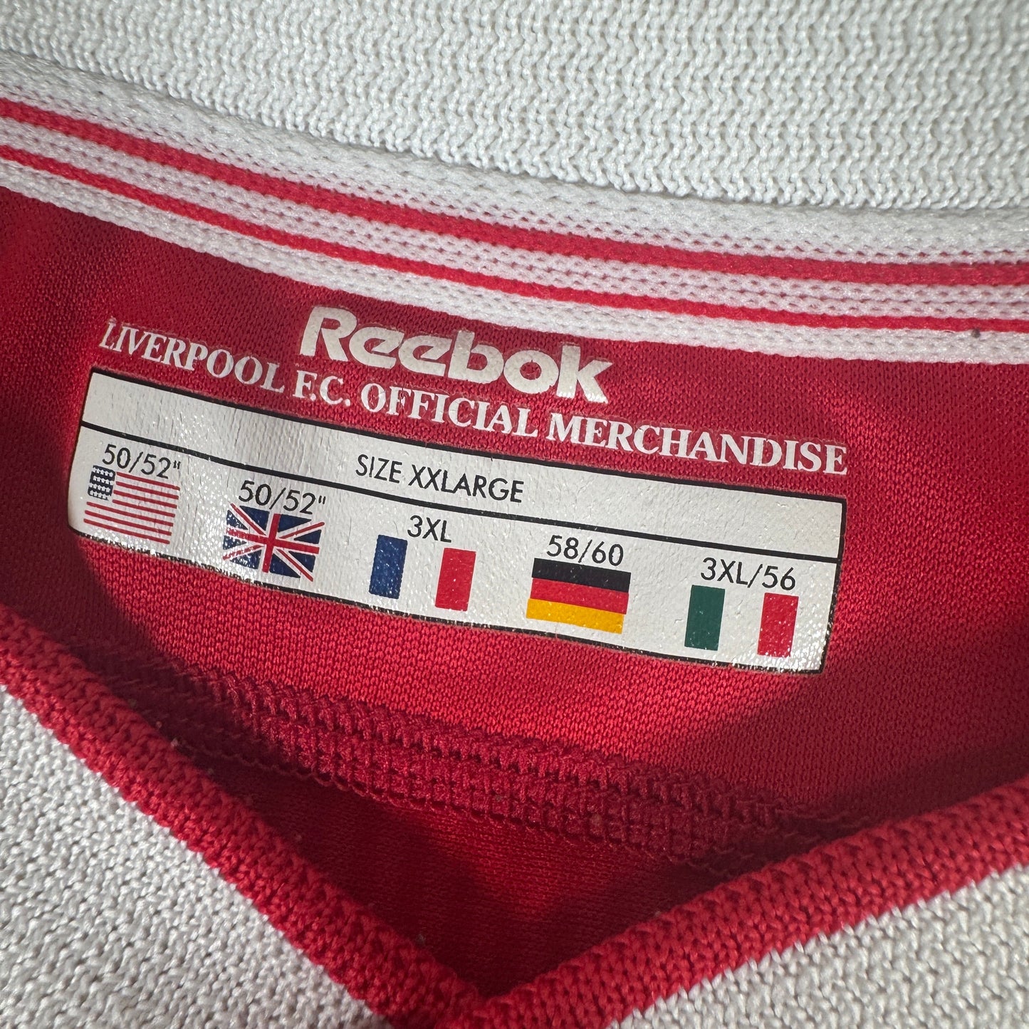 GERRARD 17 Liverpool 2002/2003/2004 Home Football Shirt 2XL