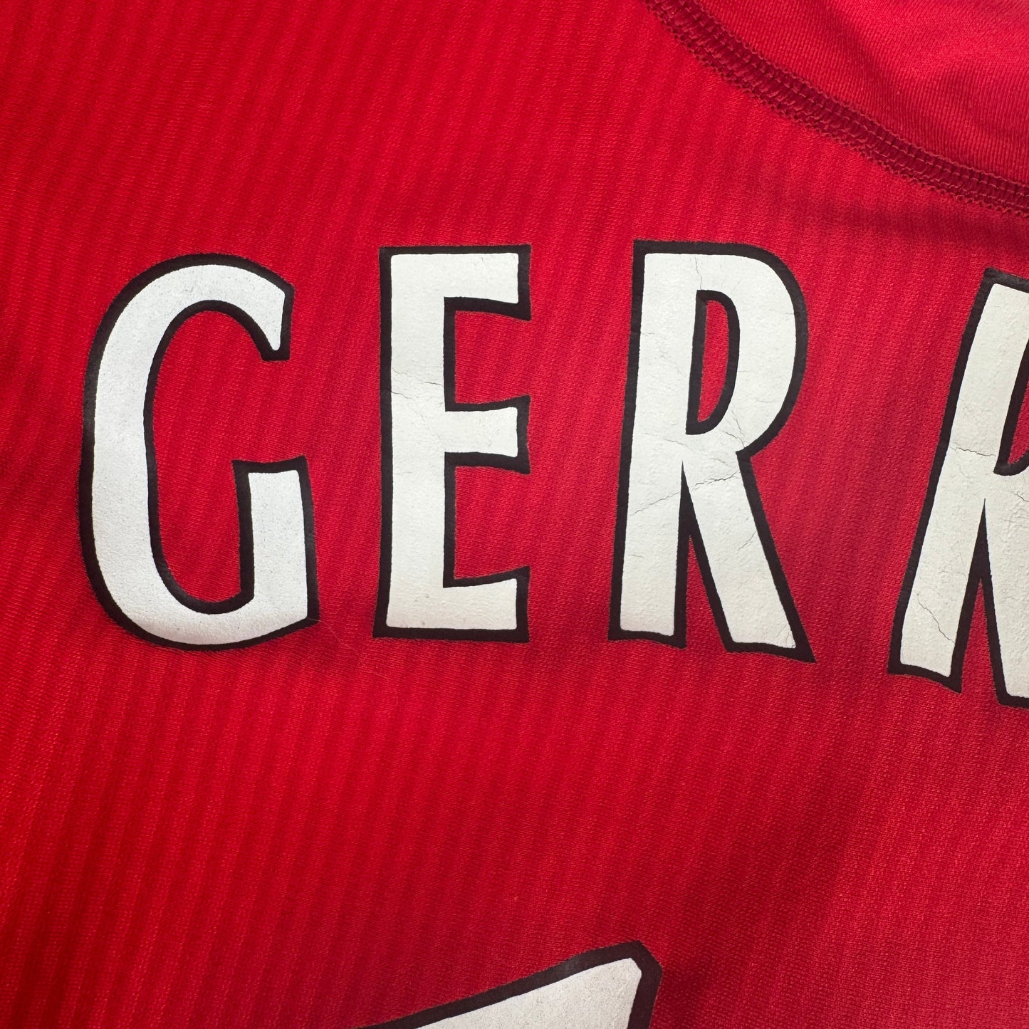 GERRARD 17 Liverpool 2002/2003/2004 Home Football Shirt 2XL