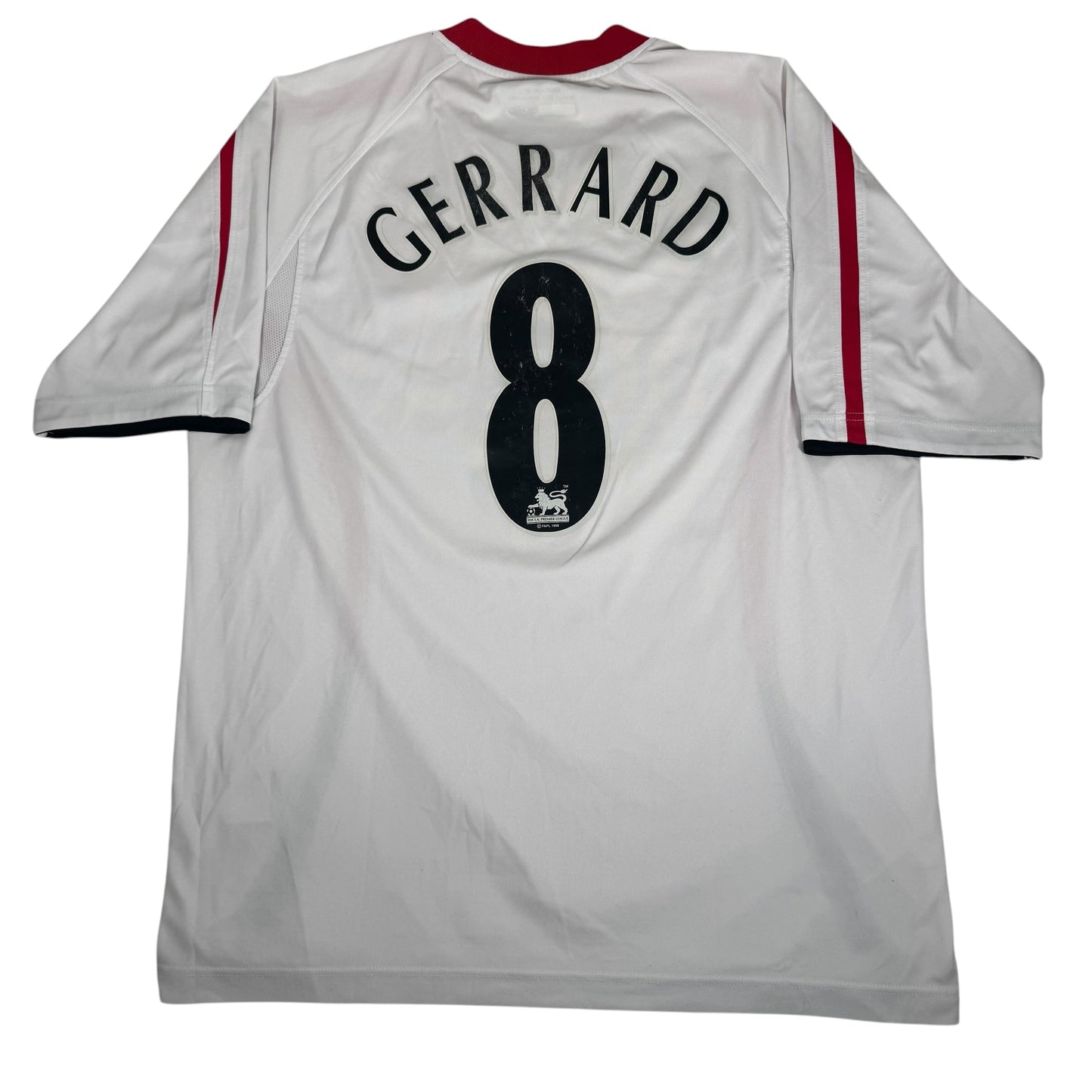 GERRARD 8 Liverpool 2005/2006 Away Football Shirt Large
