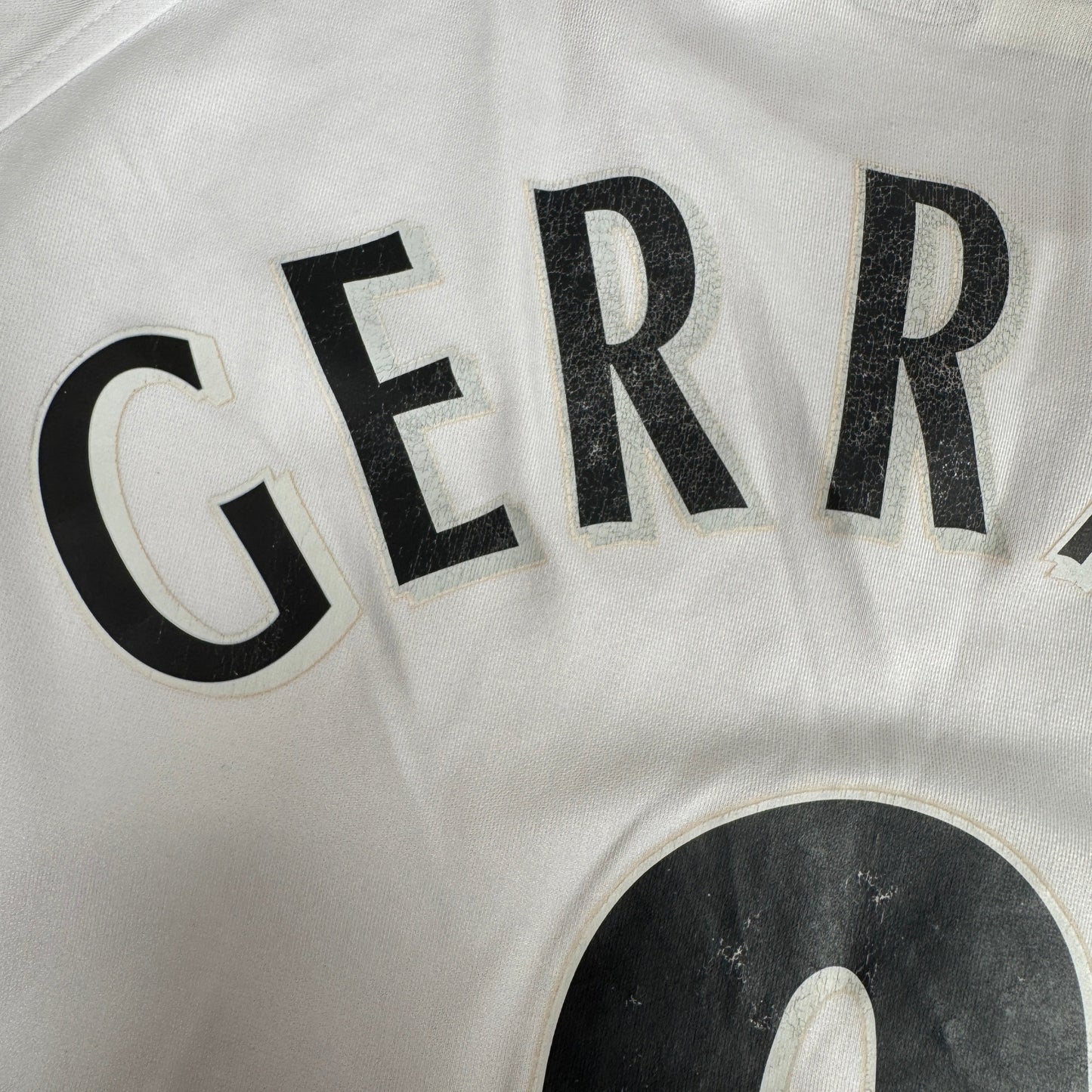 GERRARD 8 Liverpool 2005/2006 Away Football Shirt Large