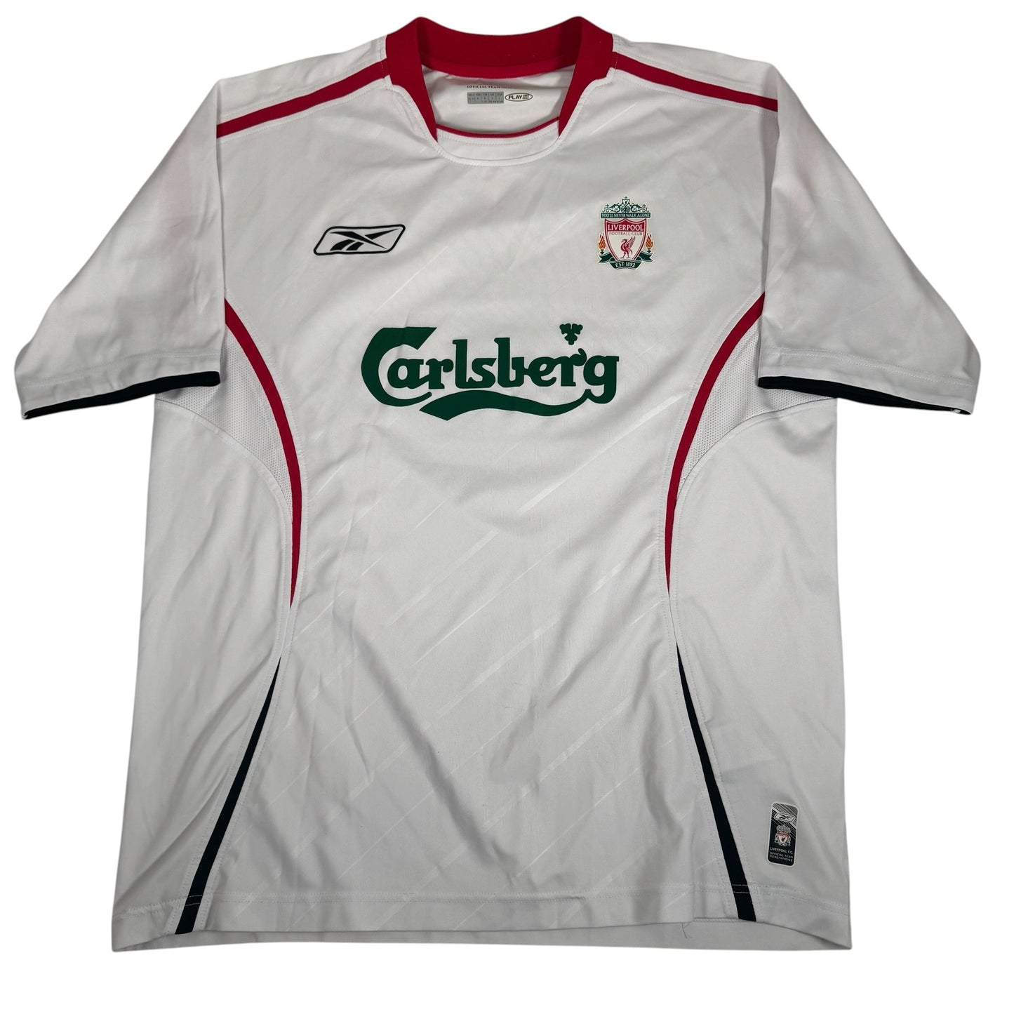 GERRARD 8 Liverpool 2005/2006 Away Football Shirt Large