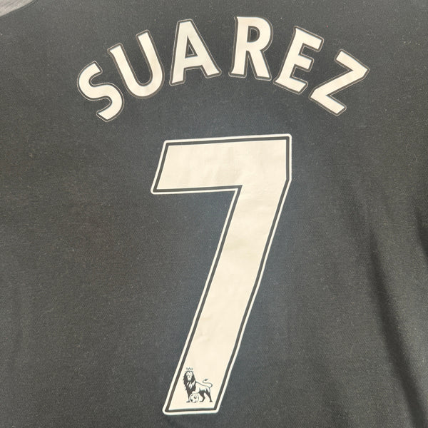 SUAREZ 7 Liverpool 2012/2013 Away Football Shirt Large