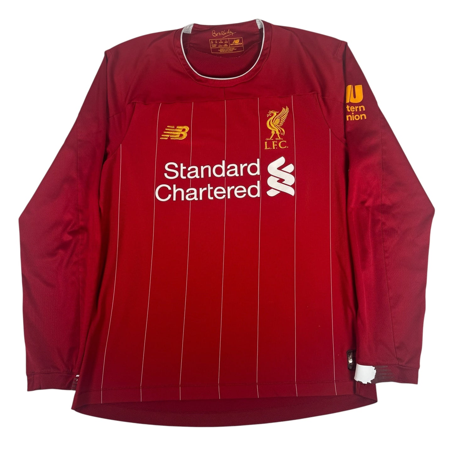 Liverpool 2019/2020 Home Long Sleeve Football Shirt Medium