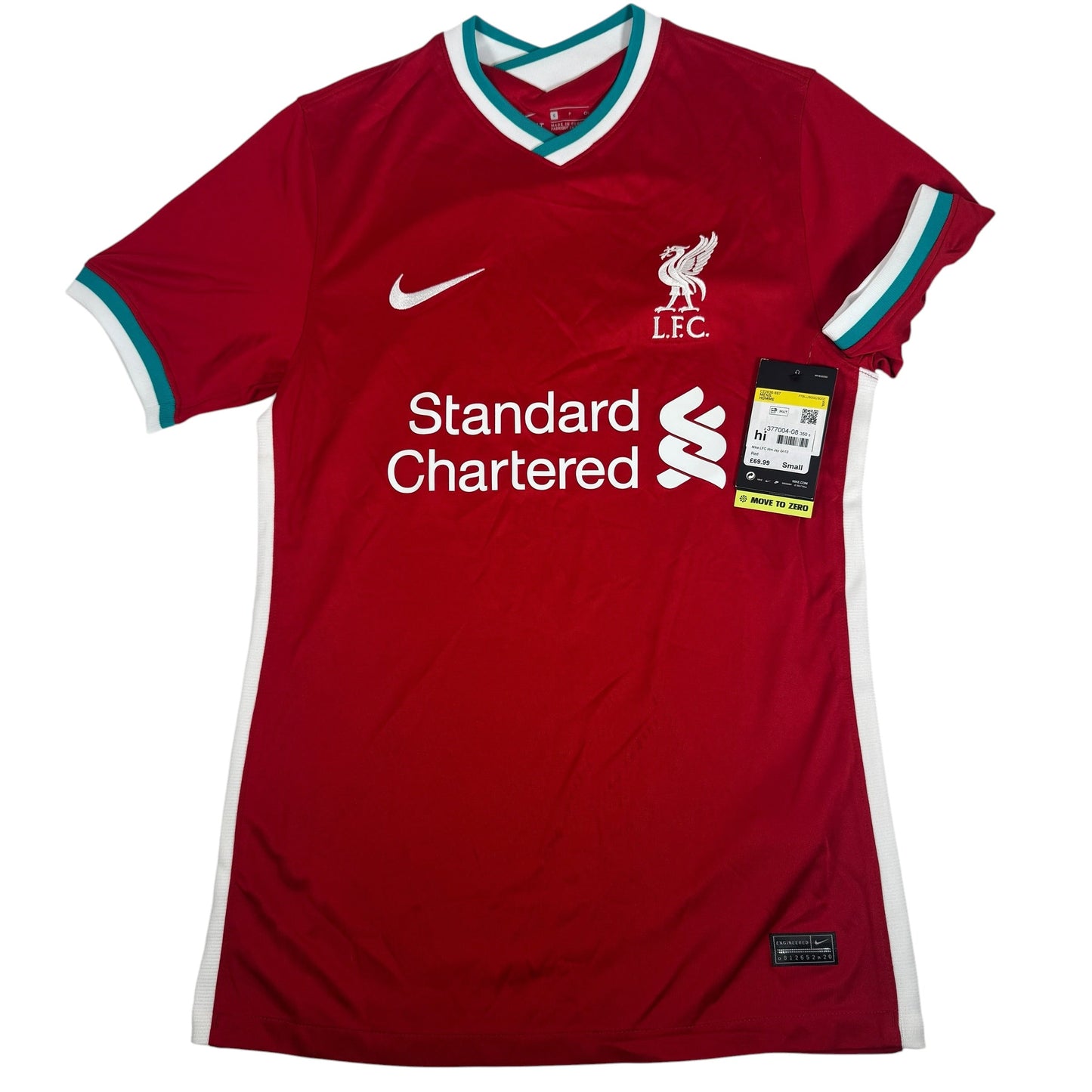 Liverpool 2020/2021 Home Football Shirt Small BNWT BNIB